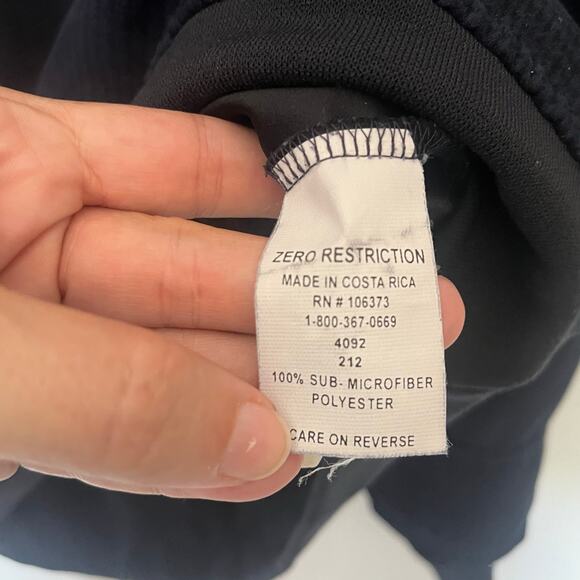 Zero Restriction GolfMicrosuede Mens Jacket Sz 2XL Preppy Quarter Snap  Checked - Picture 10 of 15